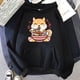 thumbnail image 4 of Nueva y linda sudadera con estampado de Shiba Inu Ramen, sudadera con capucha informal de manga larga para mujer y hombre, 4 of 5