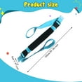 thumbnail image 4 of Correa de , correa de estiramiento de , ejercicio de flexibilidad, multifuncional, profesional, elástica, ajustable, cinturón de estiramiento Azul, 4 of 4