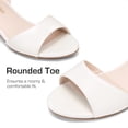 thumbnail image 4 of Sandalia DREAM PAIRS KKUMHS2505 Niñas Blanca Talla 11 Tacón de 4 cm, 4 of 6