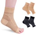 thumbnail image 1 of 2 Pares de Tobilleras Deportivas de Compresión para Esguinces y Mejora de la Compresión, Calcetines de Compresión Para Aliviar la Tendinitis Aquilea y la Fascitis Plantar, Unisex (S/M), 1 of 5