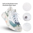 thumbnail image 3 of Watercolor Pumpkins White Blue Walking Shoes for Men Woman Lightweight Tennis Fashion Elastic Sports Shoes Cushion Basketball Shoes, 3 of 7