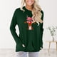 thumbnail image 1 of Pntutb Mujer Tallas grandes Casual Cuello redondo Suelto Impreso Bolsillo Manga larga tops Mujer Blusa Pntutb Pntutb-7420, 1 of 5
