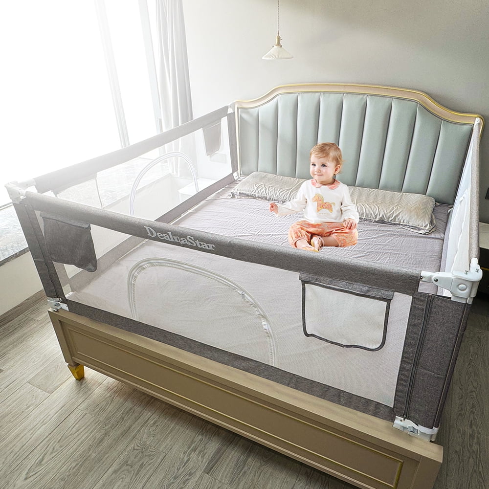 Bed Rail for Toddlers,38" Baby Bed Rail Guard,Upgrade Adjustable Kids Bed Rail,Universal Safety Baby Bed Side Rail Guard for Twin,Full,Queen,King,Cal King Size.
