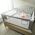 thumbnail image 6 of Bed Rail for Toddlers,75" Baby Bed Rail Guard,Upgrade Adjustable Kids Bed Rail,Universal Safety Baby Bed Side Rail Guard for Twin,Full,Queen,King,Cal King Size., 6 of 7