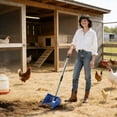 thumbnail image 5 of 2 In 1 Chicken Coop Manure Shovel, Telescopic Handle Poop Scooper Rake, Extendable Poultry Waste Cleaner, Heavy Duty Cleaning Tool, 51.18x11.42x4.53 Inches, 5 of 5