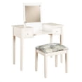 thumbnail image 1 of Pemberly Row Set with White Bench in White, 1 of 1