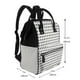 thumbnail image 2 of Disketp Airplane Mochila de Pañales de Gran Capacidad con Múltiples Bolsillos, Mochila de Viaje Multifuncional para Bebé, Unisex, Moderna y Resistente, 2 of 6