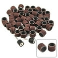 thumbnail image 5 of Ana 100Pcs 240 Grit Sanding Drum Bands Sleeves W/ 2 Mandrels For Rotary Tool, 5 of 9