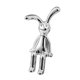 thumbnail image 5 of Escultura de conejo galvanizada, estatua de conejo, encimera de baño, animales de dibujos animados 44 cm x 3 cm x 87 cm, 5 of 9