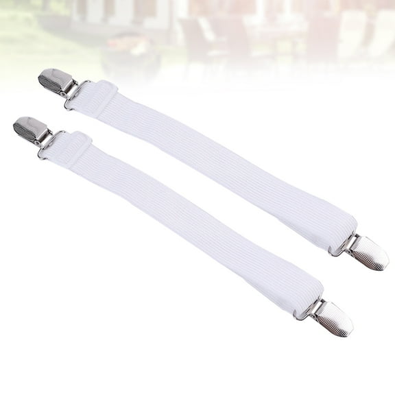 WRISTBIQUE 4Pcs Bed Sheet Snaps Sheet Fasteners White Nylon Metal Bed Sheet Holding Corner Fixing General Users