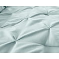 thumbnail image 3 of Chezmoi Collection Berlin 3-Piece Pinch Pleated Pintuck Duvet Cover Set, 3 of 4