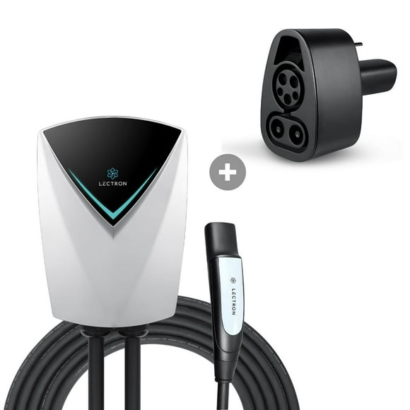 Lectron V-BOX Pro 48 Amp Tesla NACS Charging Station + CCS to Tesla Adapter Bundle