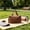 Brown, variant on Deeceymbur Large Capacity Canvas Duffel Bag Adjustable Shoulder Strap Sports Travel Weekender Gym Tote