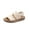 White, variant on White Girls Beach Ready Sandals With Exposed Toes, Durable Design, Suitable For Big Kids 11-12 Years