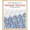 thumbnail image 1 of Color Your Own Wall Art Vintage Textiles: 25 Color-By-Number Designs [Paperback] Adams Media, 1 of 1