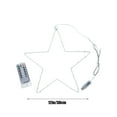 thumbnail image 3 of Yhmxh Red White and Blue Lights, 3Pack 4th of July Decorations Iron Framed Hanging Patriotic Star Lights 145 LED USB Operated Indoor Window Lights for Fourth of July,Labor Memorial Day Home Decor, 3 of 6