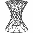 thumbnail image 3 of SAFAVIEH Charlotte 17.5 in. H Contemporary Metal Iron Wire Stool, Black Matte, 3 of 3