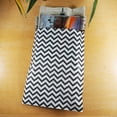 thumbnail image 5 of 200 Qty 8.5" x 11" Decorative Flat Paper Gift Bags - Black Chevron Pattern on White Kraft Bags - for Sales/Treats/Parties Cookies/Gifts - N'icePackaging, 5 of 7