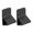 Black, variant on deevoka 2 Pieces Shower Foot Rest Convenient Foot Support for Shower Bathroom Toilet Black