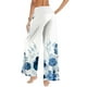 thumbnail image 3 of WILLBEST Pantalones Casuales Ligeros y Largos Tipo Harén para Mujer, Estilo Bohemio, para Playa, Holgados, de Verano, con Bolsillos y Pierna Recta. Extra Grande, 3 of 4