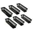 thumbnail image 2 of Pen+Gear Plastic Pencil Tray, Desktop Organizer, Black, Set of 6, 6-Pack, New, 2 of 7