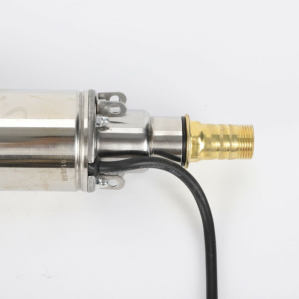 Miumaeov 200W 24V Stainless Steel Deep Well Water Pump Solar Submersible Pump 4t/Hour
