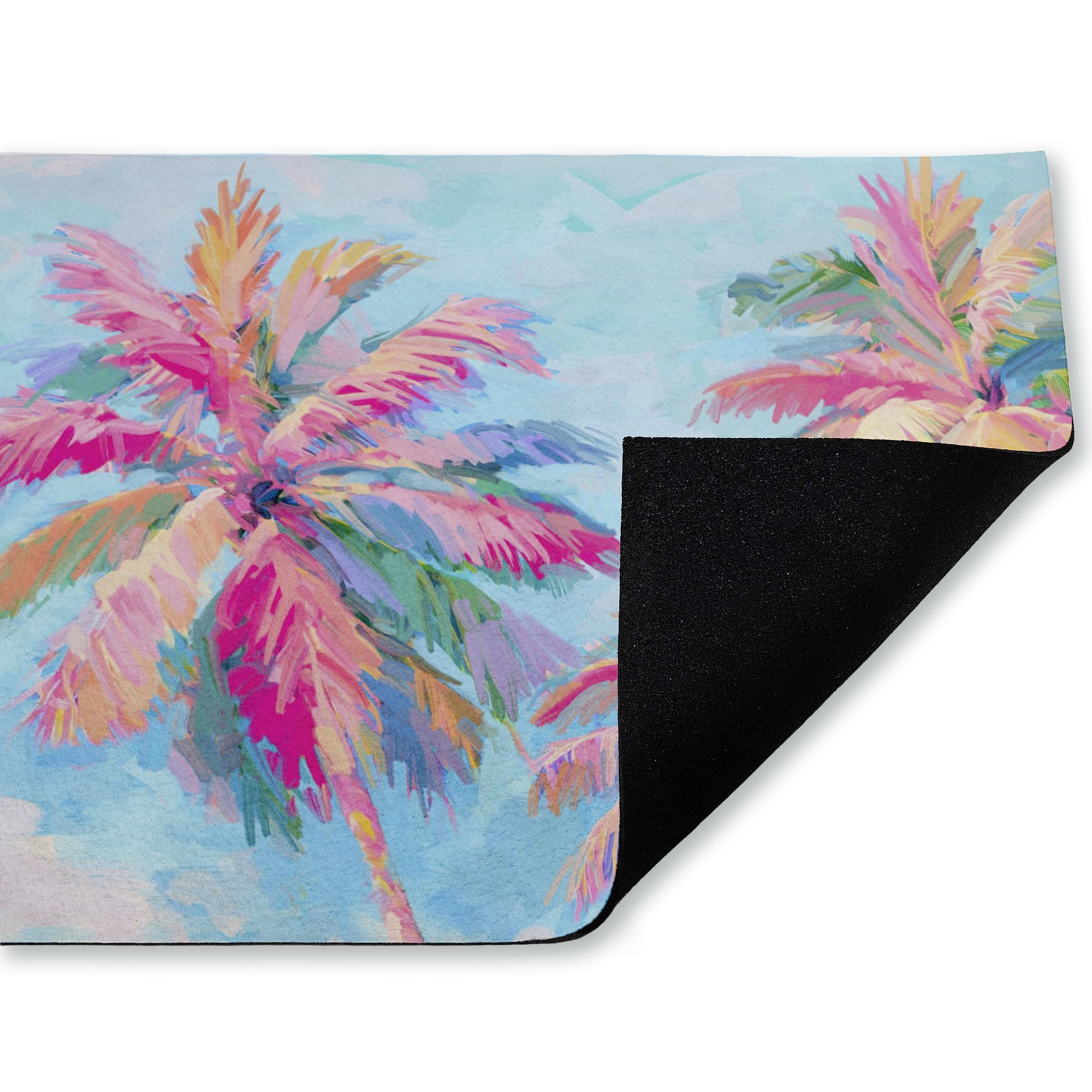 Stupell Industries Vibrant Tropics Palm Tree Printed Outdoor Door Floor Mat, design by Ziwei Li