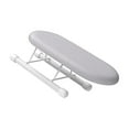 thumbnail image 1 of kurtrusly Small Folding Ironing Board Ironing Cuffs Neckline for Home Silver, 1 of 9