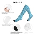 thumbnail image 5 of Lsque Cute Healthy Teeth Pattern Sport Compression Socks for Men & Women 15-20 mmHg Knee High Nurse Pregnant Running Medical and Travel Athletic, 5 of 6