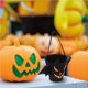 thumbnail image 4 of Bewildely Bolsas de tela no tejida de Halloween Bolsas de cubo de regalo de dulces de Halloween Goodie Tote Treat Basket Buggy Bag Decoración para Home Kits de decoración para fiestas No.2 Bewildely HA027262-02, 4 of 6