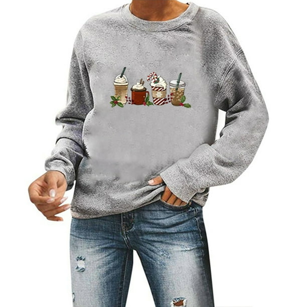 LAOMIT Sudaderas Gráficas De árbol De Navidad Con