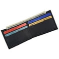 thumbnail image 3 of Children/Kids Slim Black Leather Lamb Mini Bifold Wallet 85, 3 of 18