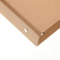 thumbnail image 2 of GOOHOCHY A4 4 Ring Binder Cover in Light Brown Kraft Paper for Home Use Thin and 9.5 x 11 inches, 2 of 8