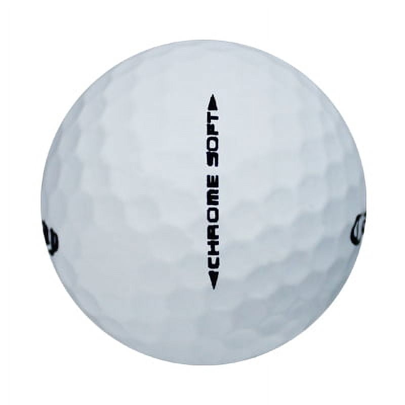 (2 pack) Callaway Chrome Soft White Refinished Golf Balls 12 Pack by GBM Golf – Premium Performance Golf Balls