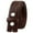 Dark Brown, variant on Falari Replacement Leather Dress Belt Strap Without Buckle Snap on Strap 33mm fit 35mm Buckle - Black L