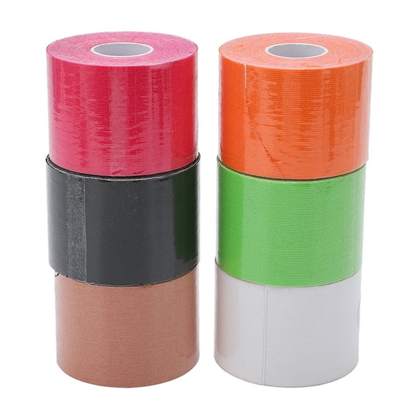 Juego de Cintas Deportivas, Ancho de 5 cm de 5 M de Longitud, Buena Soporte, Kinesiología Cintas Cómodas para el Atletismo