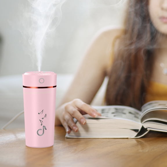 NICEXMAS Nicexmas Pink Fashion Humidifier Quiet Portable Night Light for Home Use