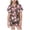 C88/Coffee, variant on XIYON Cute Clothes For Girls Valentine's Day Girls Cute Printed Satin Like Homewear 2 Piece Outfit With Comfortable Design 2-3 Years