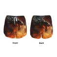 thumbnail image 3 of Vsdgher Fiery Dragon Of Chaos Athletic Shorts for Women, Women's Running Double Layer Shorts, High Waisted Yoga Shorts, Workout Athletic Shorts-Medium, 3 of 7