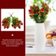 thumbnail image 3 of BRIGHTFUFU 2 piezas de decoración de arreglos florales de fresa decoración de fresas artificiales para decoración de fiestas, 3 of 7