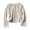 White, variant on UACY Girls' Ribbed Knit Cardigan Long Sleeve Button down Lightweight Sweater Toddler Knitwear Button Closure Ruffled Outwear Tops