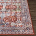 thumbnail image 3 of Surya Leicester LEC-2301 63 x 84" Rectangle Fabric Rug in Red/Dark Blue/Sage, 3 of 7