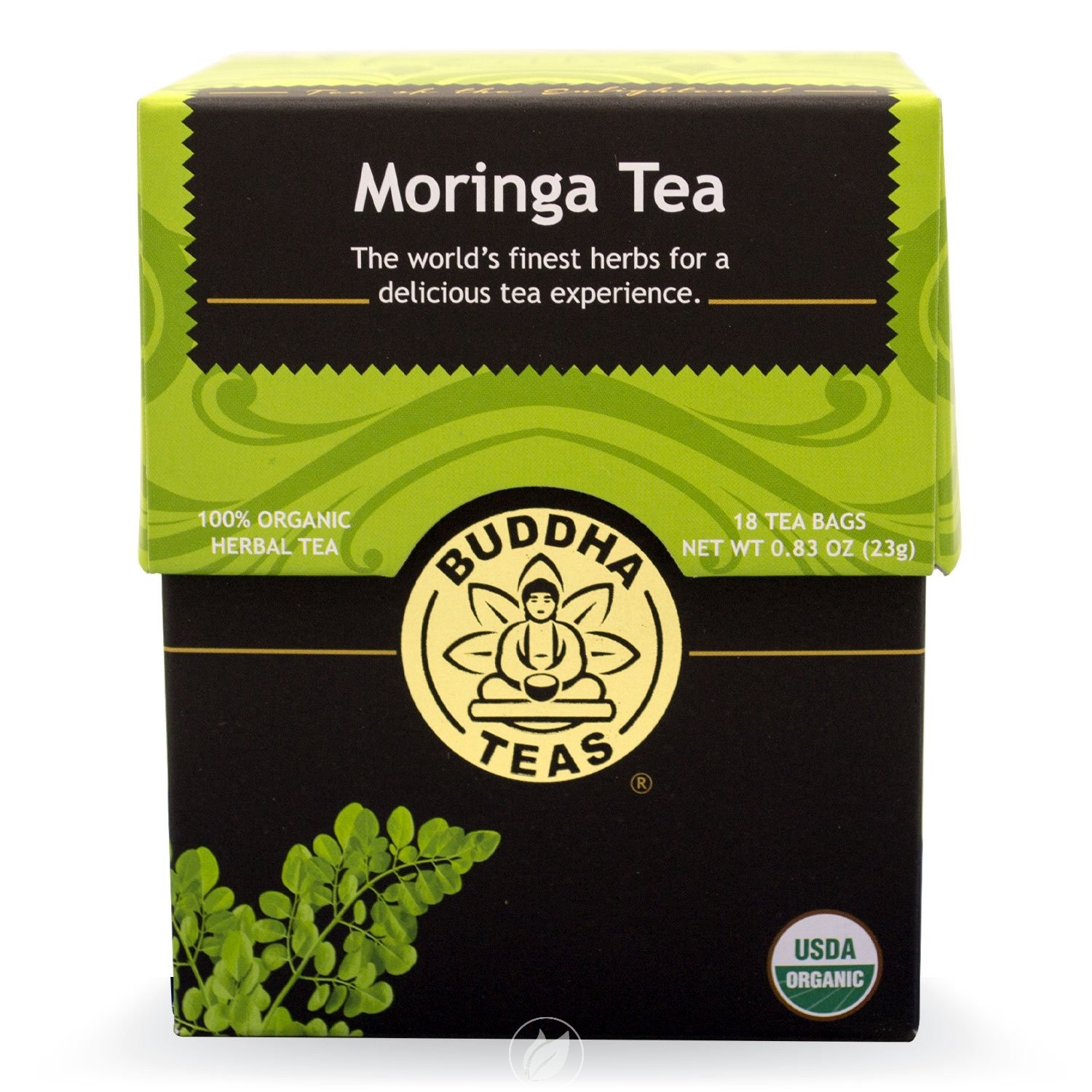 (4 Pack) Buddha Teas Moringa Tea 18Bag