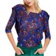 thumbnail image 2 of Free People Womens People Dock Street Knit Blusa, Azul, Grande Free People Tejer, 2 of 2