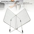 thumbnail image 4 of Foldable Dish Drying Rack, Anti Slip Dish Drainer Rack  for Countertop, 4 of 7