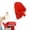 Red#2, variant on Silicone Funnel for Stand Mixers | Flexible Bowl Filler for Dry Ingredients | Kitchen Baking Accessory for Powder and Flour | Dishwasher Safe Food Grade Tool for Home Bakers