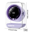 thumbnail image 4 of 100 Speed Smart Circulating Desk Fan 1800mAh USB Rechargeable Portable Mini Fan with Digital Display Quiet for Home Office by PALIFEUR, 4 of 10