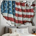 thumbnail image 2 of Orinice American Flag Tapestry Wall Hanging Unique Style Graphic Tapestries Home Wall Decor Art for Living Room Bedroom Apartment Farmhouse Dorm 40x30inch, 2 of 6