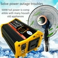 thumbnail image 5 of Inversor de energia Inversor de onda sinusoidal modificada Alta frecuencia 6000W Inversor de potencia de vatios de potencia máxima Convertidor de CC 12V a CA 220V Inversor del cargador de corriente pa Meterk Inversor de energia, 5 of 5