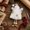 White, variant on Fabric Christmas Doll Ornament with Snowflake Soft Hanging Decor,Gray